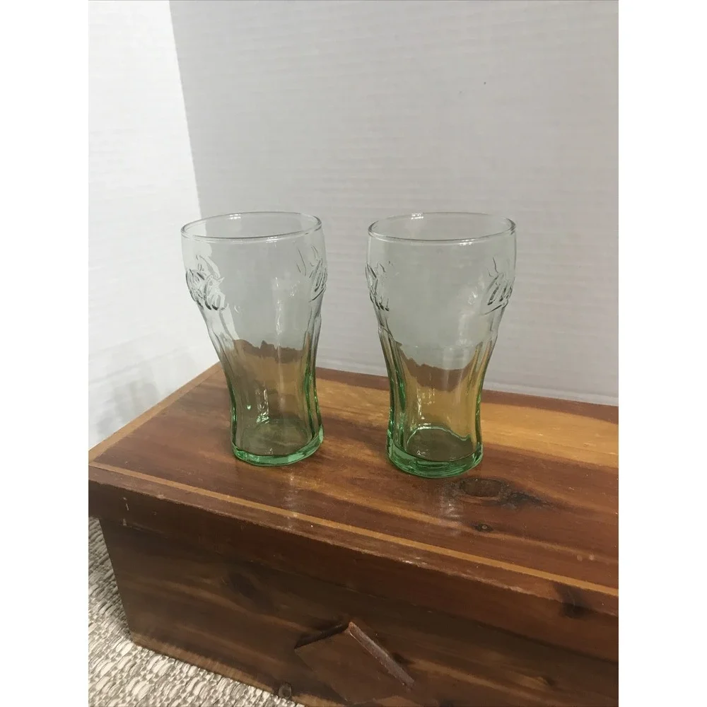 Vintage Coca-Cola Georgia Green‎ Embossed Logo 6
